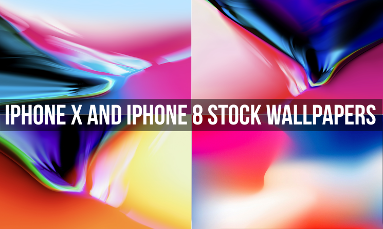 iPhone X and iPhone 8 Stock Wallpapers