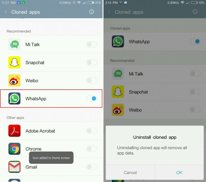 How To Enable Dual Apps On MIUI