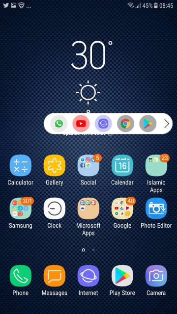 android homescreen
