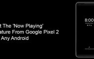 Pixel 2 Now Playing Feature