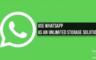 Use Whatsapp as an Unlimited Storage Solution