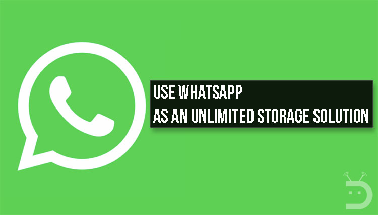 Use Whatsapp as an Unlimited Storage Solution