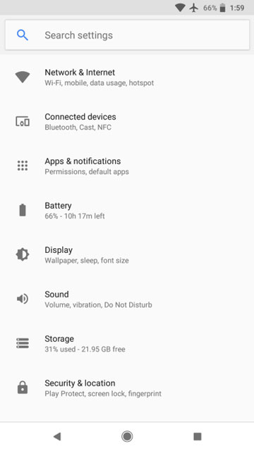Android 8.1 Oreo Developer Preview 1 : What's new