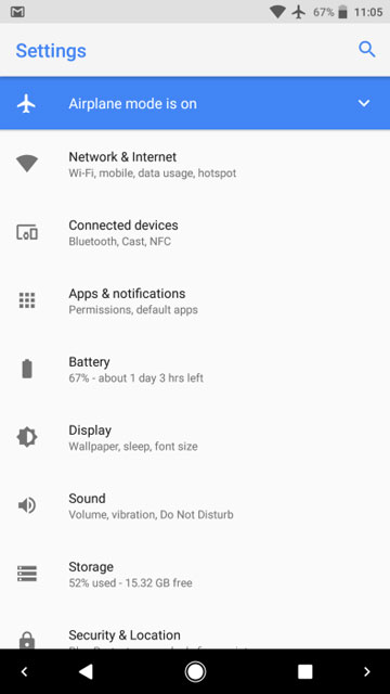 Android 8.1 Oreo Developer Preview 1 : What's new
