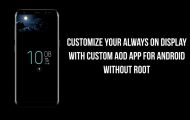 Custom AOD app for Android