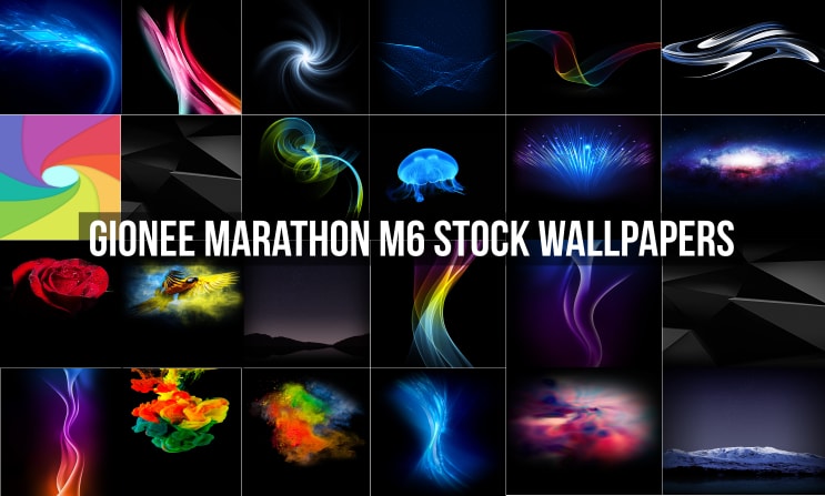 Gionee Marathon M6 Stock Wallpapers