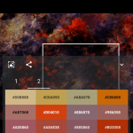 Graphice app Selection mode palette generated