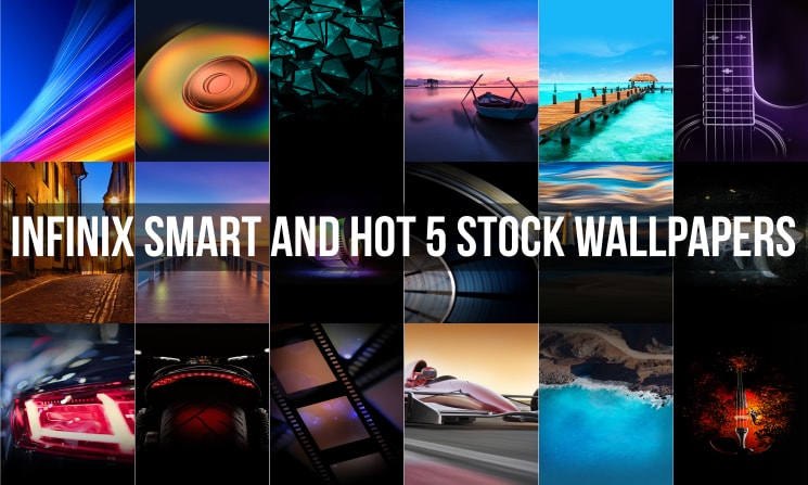 Infinix Smart and Hot 5 Stock Wallpapers