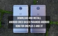 Android Oreo based Paranoid Android ROM for OnePlus 3 and 3T