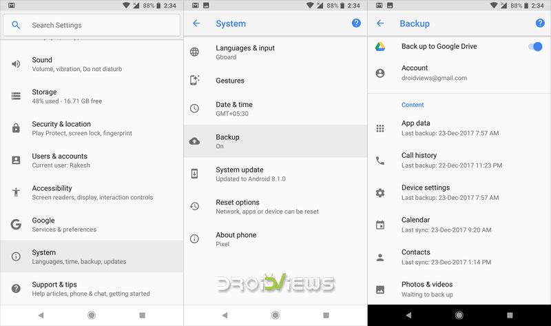 Automatically Backup App Data to Google Drive