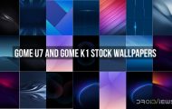 Gome K1 and Gome U7 Stock Wallpapers
