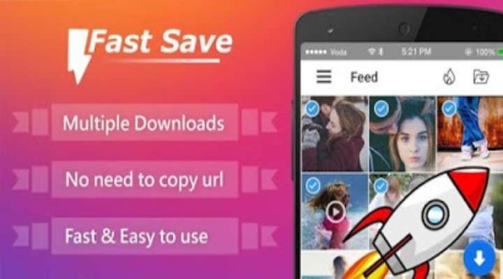 save and repost multiple instagram photos and videos in one click - download and repost instagram stories quickly smartphone