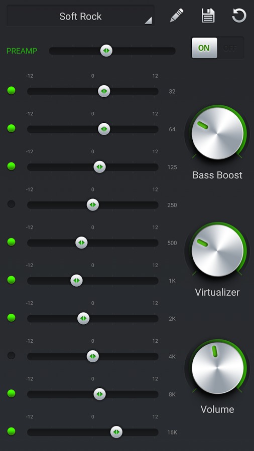 PlayerPro Music audio settings