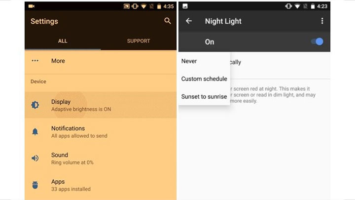 Android Oreo Night Light