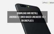 Android 8.1 Oreo-based LineageOS 15.1 on OnePlus 5