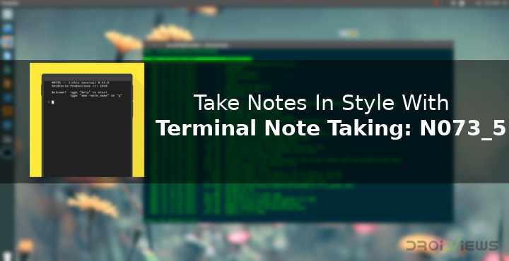 Take Notes In Style With Terminal Note Taking: N073_5