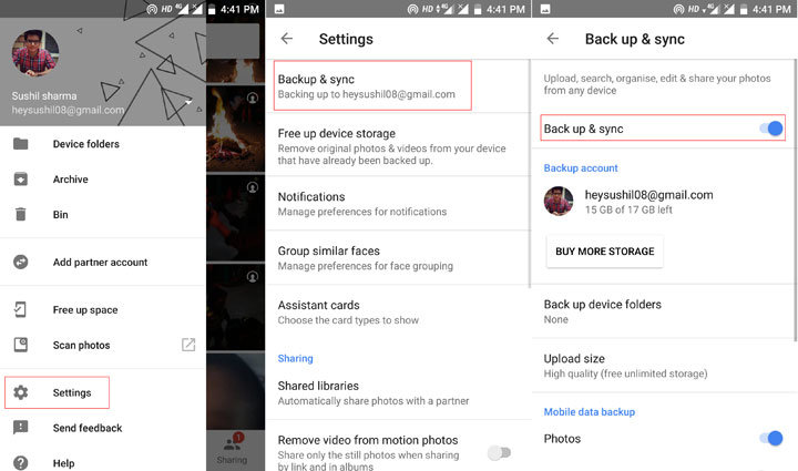 Auto Backup for Google Photos