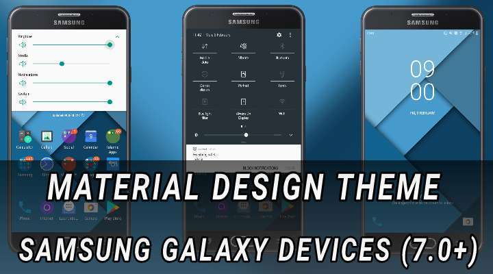Material Design Theme on Samsung