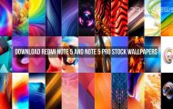 Redmi Note 5 and Note 5 Pro Stock Wallpapers