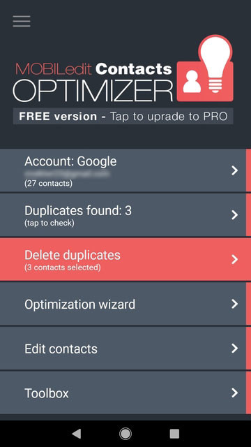 Delete Duplicate Contacts on Android