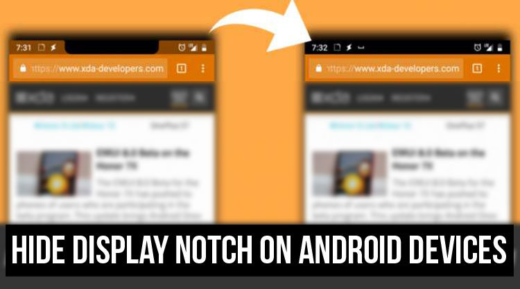 Hide Display Notch on Android Devices with Nacho Notch