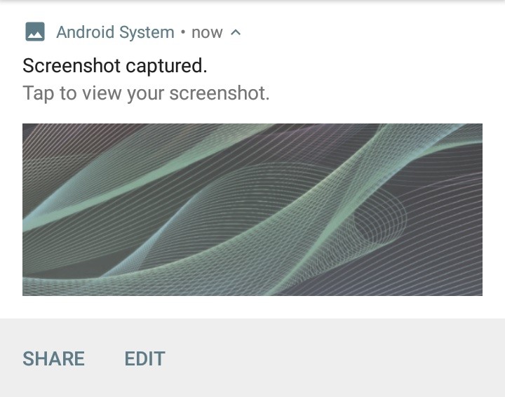 Android P Screenshot