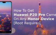 Huawei P20 Pro camera