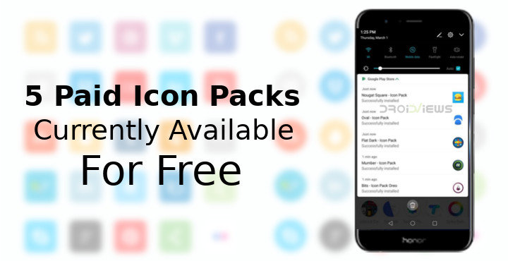 5 Paid Icon Packs Currently Available For Free