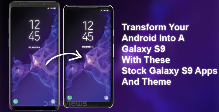 Galaxy S9 Apps and Theme