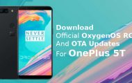 OnePlus 5T OTA Updates and Official OxygenOS ROMs