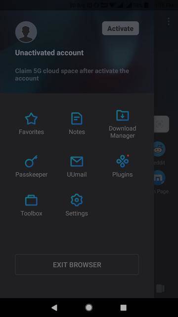 android browsers with dark mode