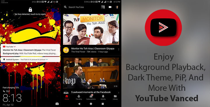 Youtube Vanced Apk Black Theme Pip And Background Playback