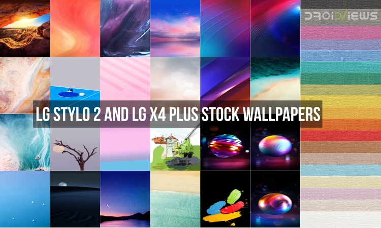 LG Stylo 2 and LG X4 Plus Stock Wallpapers
