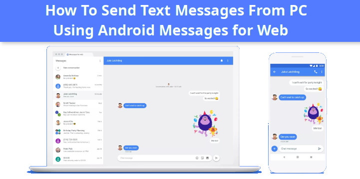 Send Text Messages from PC Using Android Messages for Web