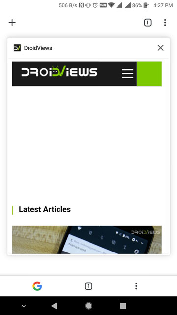 How To Enable Split Toolbar On Chrome for Android