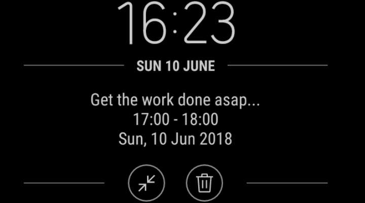 Pin Notes and Reminders to Always on Display on Samsung Devices - DroidViews