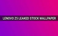 Lenovo Z5 Stock Wallpapers
