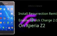 Enable Quick Charge 2.0 On Xperia Z2