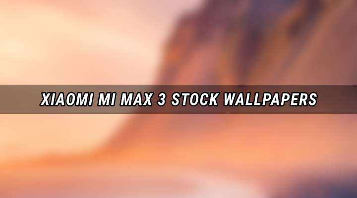 Xiaomi Mi Max 3 Stock Wallpapers