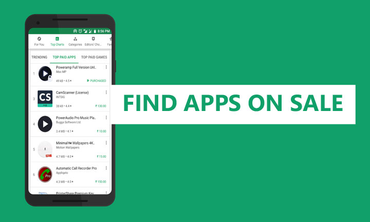 Find Android Apps on Sale