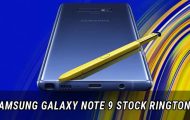 Galaxy Note 9 Stock Ringtones