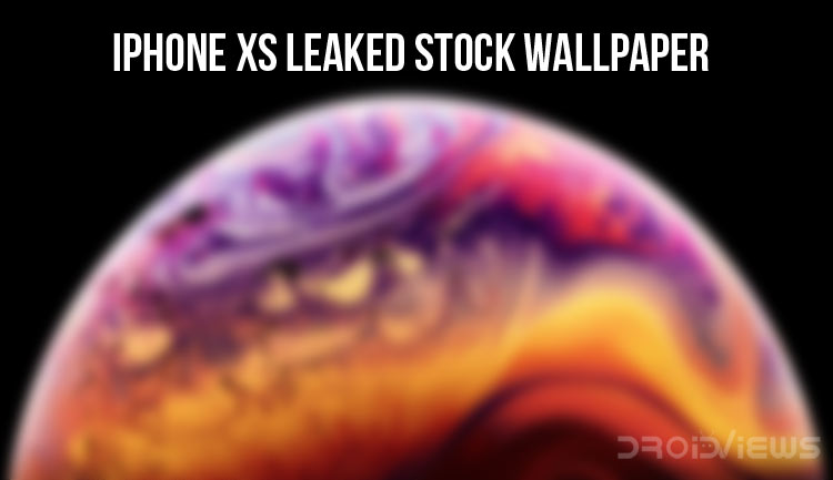 iPhone XS Leaked Stock Wallpaper