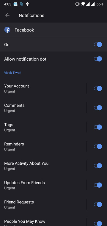 Notification channels android