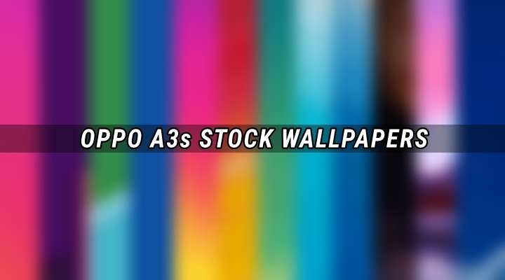 Oppo A3s Stock Wallpapers