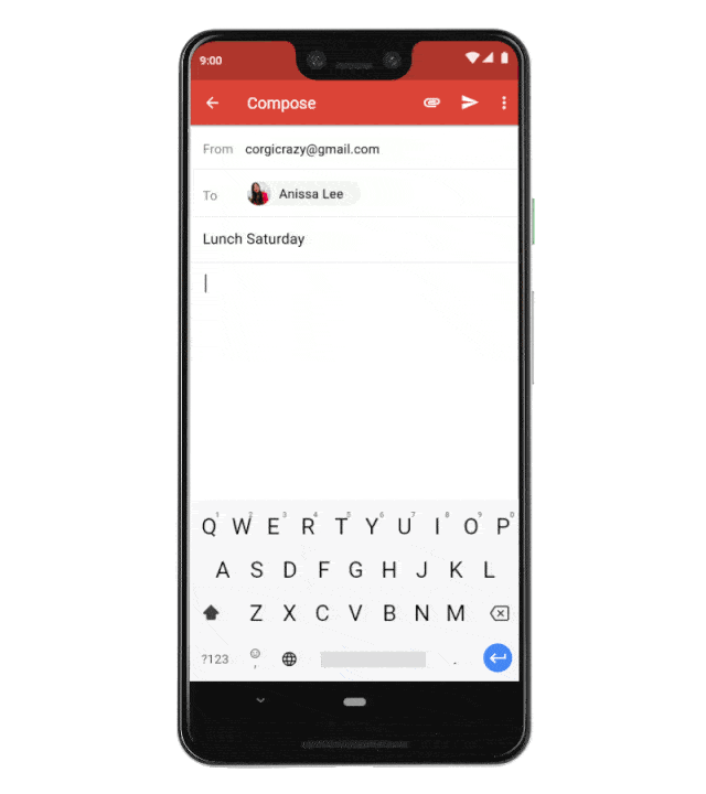 Gmail Smart Compose Feature