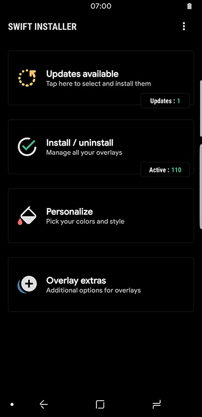 Swift Installer Main Page Swift Installer