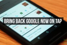 Restore Google Now on Tap