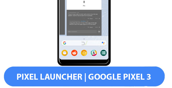 Pixel Launcher from Google Pixel 3