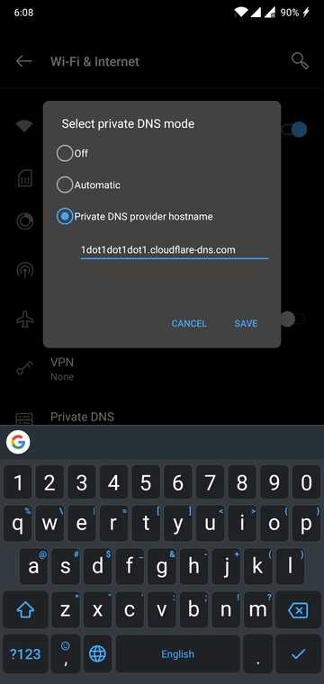 Increase Internet Speeds on Your Android Using CloudFlare DNS