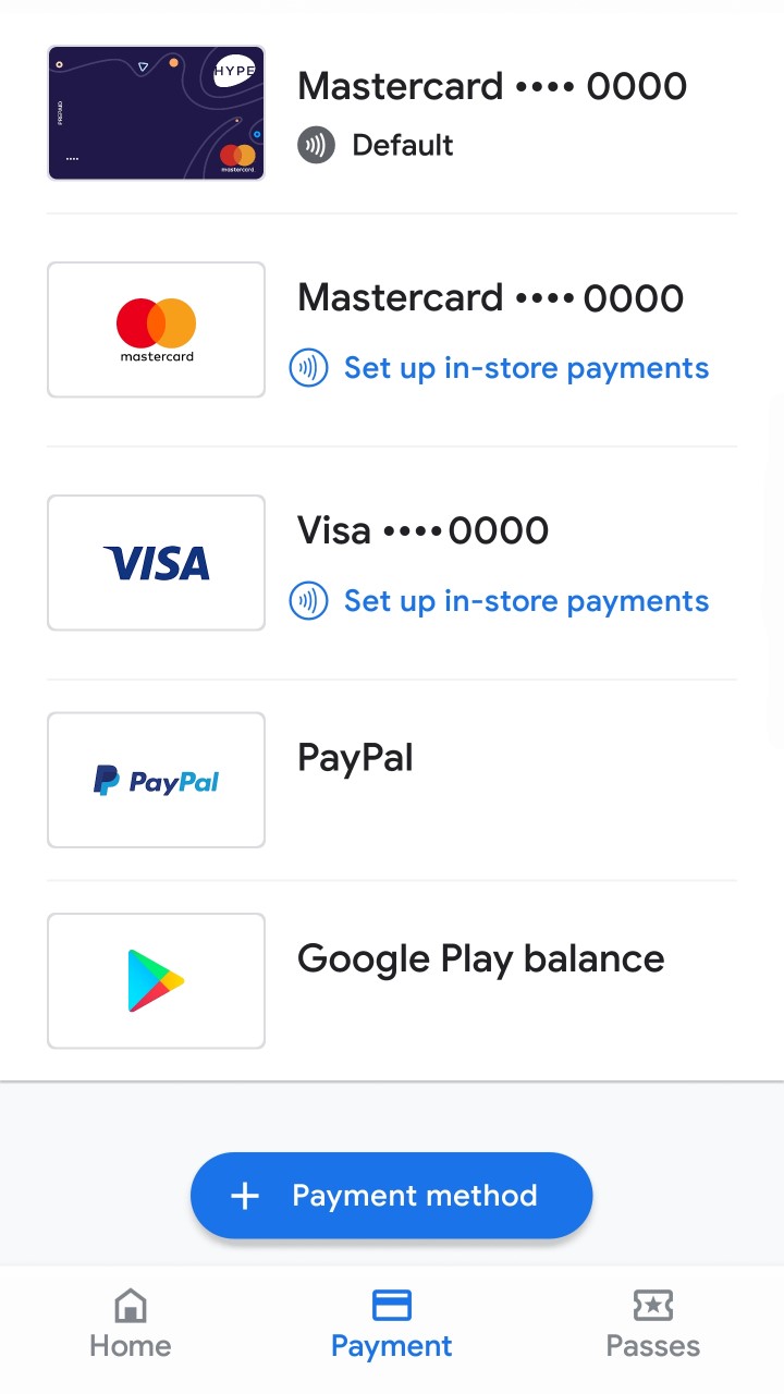 Google Pay Payment